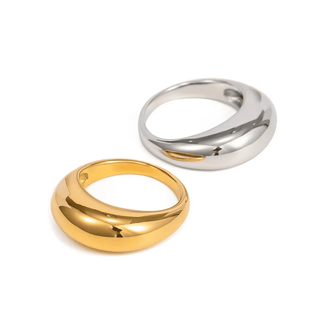 Bague Intemporelle en Arc Doré