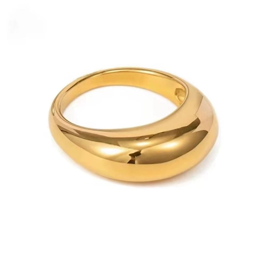 Bague Intemporelle en Arc Doré