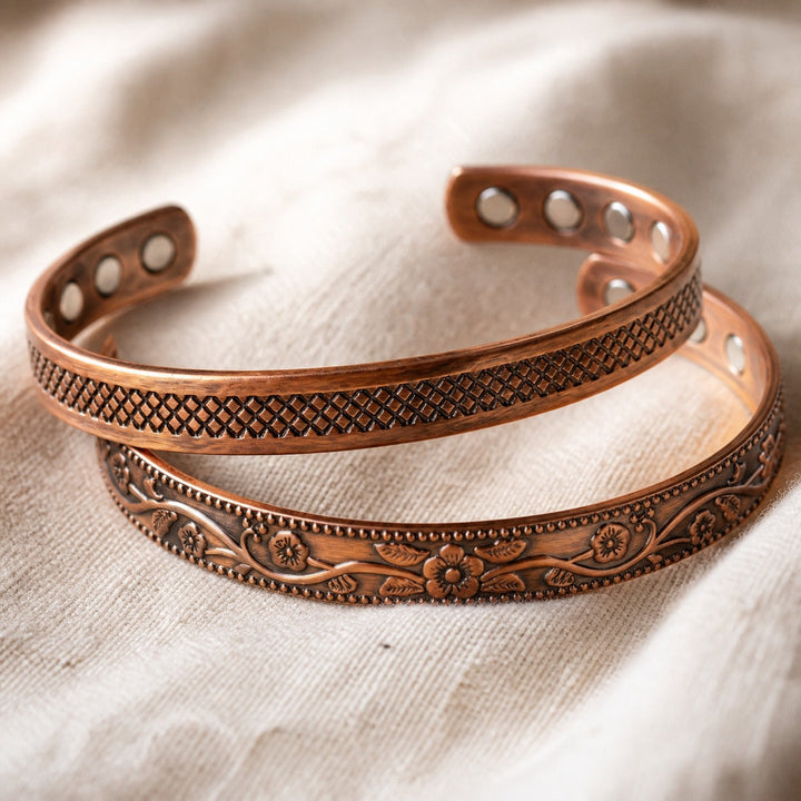 Ensemble de Bracelets en Cuivre de la Forge Éternelle