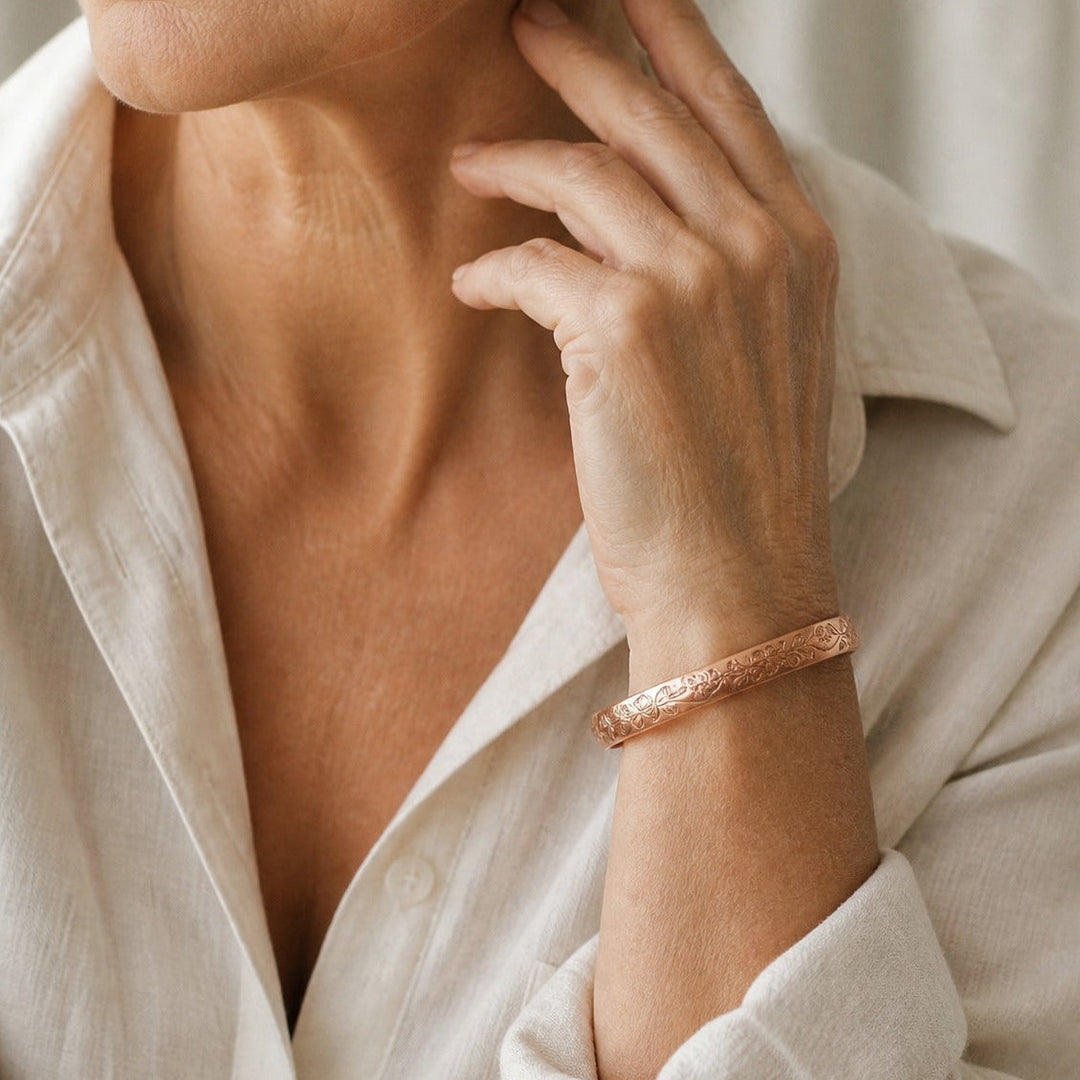 Bracelet en cuivre Bloom Heritage